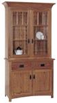 Mission Two-Door Buffet and Hutch by Keystone Collection