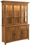 Mission Three-Door Buffet & Hutch by Keystone