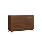 Amish Aria Modern 8-Drawer Dresser with Optional Mirror