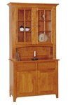 Shaker Style Buffet and Hutch by Keystone Collection