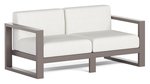 Modern Deep Seat Poly Love Seat