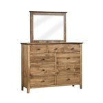 Amish Owin 56'' High Dresser with Optional Mirror