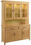 Shaker Three-Door Buffet & Hutch by Keystone