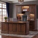 Amish Horizon Executive Office Furniture 3-Piece Set