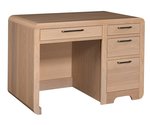 Amish Charleigh Single Pedestal Desk with Optional Hutch Top
