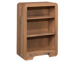 Amish Charleigh 24 Width Bookcase shown in Rustic Hickory with Tundra Stain