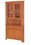 Shaker 33" Corner Hutch by Keystone Collection