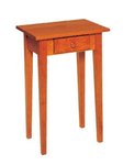 Shaker Candle Stand End Table by Keystone Collection