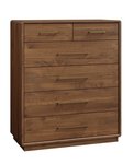 Amish Harlan Modern 6-Drawer Chest of Drawers