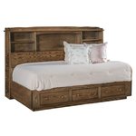 Amish Blake Bookcase Bed with Storage