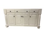 Outlet: Rosemary French Farmhouse 62" Solid Wood Kitchen Island In-Stock