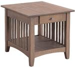 Mission End Table by Keystone