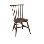 Sha Red Oak Wood Modern Farmhouse Windsor Dining Chair - Quick Ship