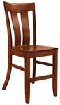 Amish Brown Maple Bahamas Slat Back Counter and Bar Stool - Quick Ship