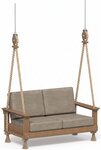 LuxCraft Poly Lanai Deep Seating Loveseat Swing