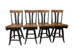 Amish Outlet: Chantilly Counter Stool with Swivel In-Stock (Set of 4)