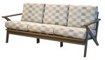 Marilyn Mid-Century Modern Outdoor Poly Sofa