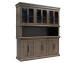 Amish Wheeler Server with Optional Hutch Top