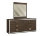 Sarah 6-Drawer Dresser with Optional Mirror