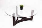 Outlet: Foster Glass Top Coffee Table In-Stock