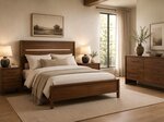 Amish Cabot Contemporary 4-Piece Bedroom Furniture Set