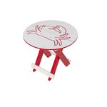 Poly Outdoor Bayside Round Folding Table