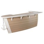 Poly Outdoor 118"x46" Anchor Ave Bar Table