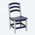 Amish Poly Outdoor Seabreak Dining Chair with Swivel Option