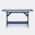 Amish Poly Outdoor Seabreak Mission Rail Counter Table