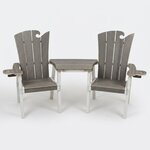 Amish Poly Outdoor OceanWavz Settee