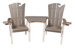 Amish Poly Outdoor OceanWavz Settee