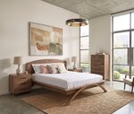 Amish Covington Solid Wood Contemporary 3-Piece Bedroom Furniture Set