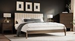Jensen Transitional 4-Piece Bedroom Set with Channel Headboard