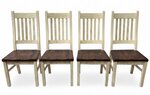 Outlet Barnwood Farmhouse Dining Chair Set of 4 - In-Stock