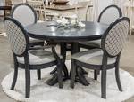 Amish Handcrafted 5-Piece Turtle Bay Single Pedestal Dining Set