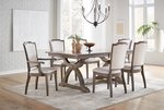 Amish 7-Piece Bloomingdale Traditional Trestle Dining Room Set