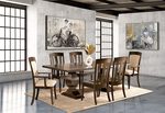 Amish Madison Verona 7-Piece Dining Set includes Table, 4 Side Chairs & 2 Arm Chairs