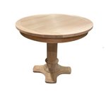 Outlet: Bistro Single Pedestal Dining Table In-Stock (Choose your Finish)