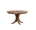 Amish Cambridge Round Single Pedestal Dining Table