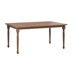 Amish Savannah Country Dining Table with Turned Legs