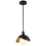Hubbardton Forge Brooklyn 1-Light Double Shade Hanging Mini Pendant