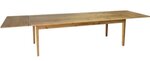 Outlet Amish Large Barnwood Farmhouse Dining Table with End Extensions - In Stock