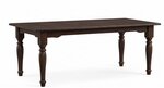 Outlet Oak Wood 72" Farmhouse Extension Dining Table In-Stock
