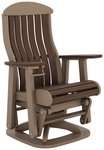 Amish Made Seabreeze Poly Outdoor Swivel Glider Chair
