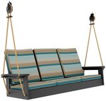 Amish Made Forest Modern 83" Poly Upholstered Sofa Swing