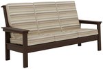 Amish Java Poly Outdoor 81" Sofa