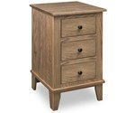 Grand Calumet Solid Wood 3-Drawer Nightstand