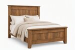 Amish Handcrafted Solid Wood Galena Royal Farmhouse Bed
