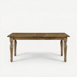 Amish Made Customizable Leg Dining Table - DutchCrafters Exclusive