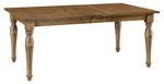 DutchCrafters Exclusive Customizable Amish Leg Dining Table